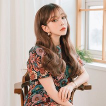 가발매니아 플레인펌 5피스 45cm 인모믹스피스 (형상기억인모) 붙임머리 헤어피스, 투톤브라운