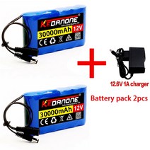 파워뱅크 고속충전 태양광신제품 휴대용 슈퍼 12V 30000mah 배터리 충전식 리튬 이온 팩 용량 DC 12.6v 30, 03 빨간