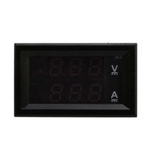 전자 전압계 전류계 Dc100V 10A 빨간색 LED 앰프 듀얼, 한개옵션0