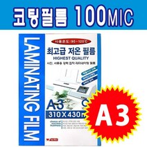 라미넥스 코팅필름 A3 100MIC _ 999763EA, 쿠팡 본상품선택, 쿠팡 본상품선택