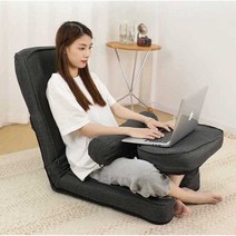 다다미의자 등받이체어 침대 명상 카페 낮은 게으른, D