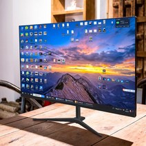27인치 곡면 모니터 HDMI 게임용 PS4 대형 화면, 빅 화이트 24인치 페이스 75HZ
