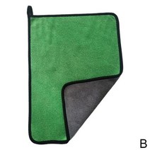 셀프 세차용 마이크로 화이버 클리닝 타올 닦을 필요 없는 수건 30x30cm 걸레 탈모 자동차 부드러운 건조, 02 Green
