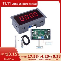 신호발생기 홀 근접 스위치 센서가있는 4bit 디지털 led 타코미터 rpm 속도계 고정밀 ac 110v 220v, 없음