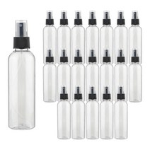 27리빙 스프레이 공병, 20개, 200ml 블랙캡 투명