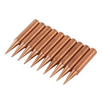 10 개/몫 구리 납땜 인두 팁 900M-T D rype 용접 스팅 액세서리 Lucky/936D/ATTEN 스테이션, 04 2.4D