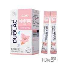듀오락 에이티피 ATP 키즈 어린이 프로바이오틱스 유산균 30일분 HD 듀오락유산균, 듀오락 에이티피 30포 1개월분 1통