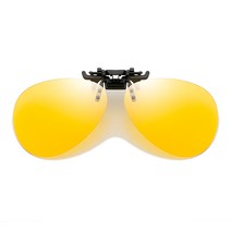 편광 플립업 클립 선글라스 안경위 착용