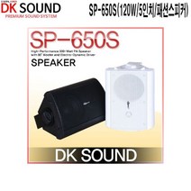 SP-650S-DK 화이트 120W 5인치 패션스피커 카페용