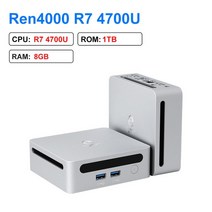 2023GenMachine게임용미니PC Ren40004700U AMDRyzen7CPU2.0GHz 최대Windows10/11DDR4WiFi6신, 048GB1TB_04EU