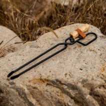 마운틴하이커 숯 장작 화로 집게 우드 그립 불멍 감성 캠핑 장작용 바베큐