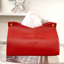 메종드아야 각티슈케이스 7color, 레드