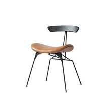 북유럽의자 디자이너 아르네야콥센 오마주 카페 엔틱, 월넛 등받이/오일 왁스 PU브라운