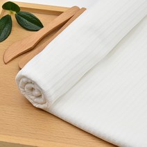 무형광 골지 원단 다이마루 스판 천 백 아이보리, 백아이보리（K21）