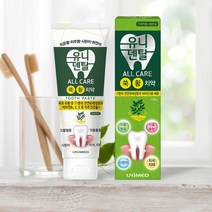 유니덴탈 올케어 치약 (100g) 덴탈케어 치주염 충치 예방 무색소 입냄새개선, 유니덴탈 올케어 치약 (6P)