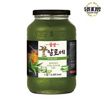꽃샘 꿀알로에 액상 유자차 과일청 꿀 건강차 1kg, 단품