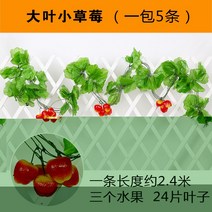 복도 장식 그린 등나무 페이크 덩쿨 라탄 심플 비닐 플라워 컬러 펀텐트 전시장 녹색 식물 트로피칼 2622582227, 레드 F46 특 진홍 호