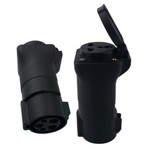 가정용 전기차 충전기 스쿠터 EVSE J1772AC 범용 소켓 어댑터 자동차 커넥터, Type1 to EU