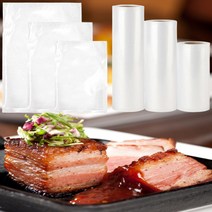 매직 진공 포장팩 세트 롤 파우치 가정용 진공포장비닐 식재료 채소 반찬 보관, 롤2호