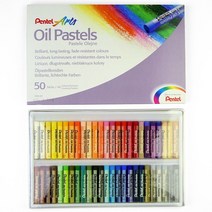 PENTEL 펜텔 오일 파스텔 크레용 50피스 50색
