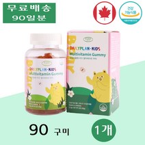 데일리플랜 키즈 어린이 아이 종합 멀티 비타민 미네랄 영양 꾸미 보충 90정 1개