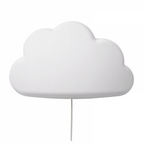 이케아 UPPLYST 우플뤼스트 LED 벽부착등 구름 화이트 604.408.31, Wall lamp