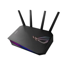 에이수스 ASUS 로그 스트릭스 AX5400 Wi-Fi 6 게이밍 라우터 전용 포트인스턴트 가드적응형 QoS포트 포워딩아우라 RGBAi메시 호환 GS-AX5400, 기본