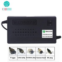 배터리충전기 전기 모터용 인산염 철 자전거 이온 배터리 리튬 충전기, 02=forLi-ion71.4V_Ttypeplug