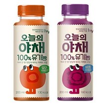 hy 오늘의야채 사과당근 6개 + 포도비트 6개 유기농주스 200ml, 상세페이지 참조, 상세페이지 참조