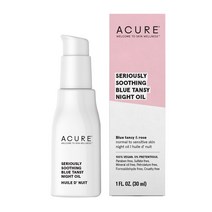 Acure 시리어슬리 수딩 블루 탠지 나이트 오일, 30ml, 1개