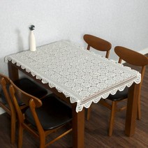 빈티지 감성 레이스 테이블보 캠핑 카페 커피숍 식탁보 인테리어천