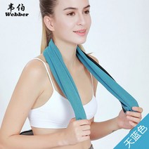 여름목수건 속건성 땀흡수제 쿨다운 손목 스포츠수건, AB - 2개입