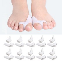 엄지발가락 보호패드 대용량 1세트(2개) X 10개 엄지 검지 실리콘 분리패드, 엄지발가락 보호패드 1세트(2개) X 10개