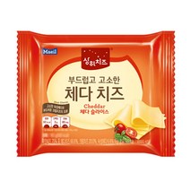 상하 부드럽고 고소한 체다치즈360g(20매입)x4팩/냉장