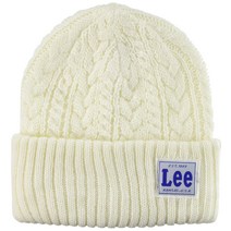 [리] 비니 Lee CABLE WATCH CAP ACRYLIC WHITE(06) 57cm~59cm(98)