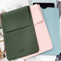슬림 태블릿 가죽 맥북 파우치 12인치 노트북 아이패드 가방 케이스 액세서리 용품, 핑크