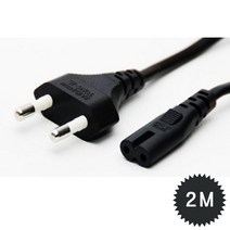 티테크놀로지 AC 8자 코드 파워케이블 전원케이블, 2m, 1개