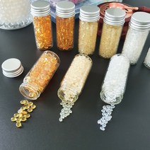투명 실링 왁스 클리어 불투명. 반투명화이트, 유리병-반투명엘로우