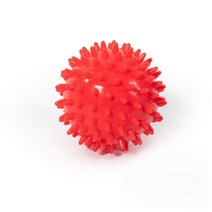 7.5cm 볼 내구성 PVC 뾰족한 마사지 트리거 포인트 손 발 완화 발바닥 근막염 해소 고슴도치 스포츠 피트니스148309, Red