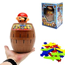 복불복 해적룰렛 보드게임 후크룰렛 게임 (중) 어린이 가족 캠핑 단체 게임 선물 칼꽂기 놀이