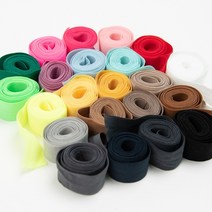 태백섬유 부자재 접밴드 헤어 타이 고무 밴드 바인딩 베리어스 컬러 22종, 스카이