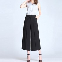 핀턱 8부 통바지 10P9061
