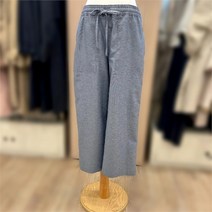 BCBG NC13 린넨 허리밴딩 와이드 여름팬츠 썸머 비버 린넨팬츠 B3B4P382