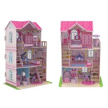 인형의집 핑크 3D입체퍼즐 종이 입체조형물 건물모형만들기