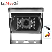 화물차후방카메라 지게차 화물차 트럭 블랙박스 12-24v ir led ccd 자동차 후면보기 카메라 백업 반전 주차 후면보기 캠 야간 투시경 버스 용 광각 방수, 4핀 10m 케이블 포함