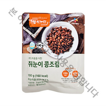 헬씨누리 부드러움을 더한 쥐눈이 콩조림(1단계 고령친화식품인증) 100g, 1입