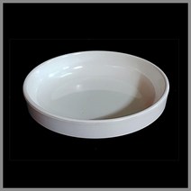 대명멜라민 미색 - 멜라민 신 굽찬기 (국내생산 멜라민 흰그릇 하얀그릇 업소용그릇), (A-211), 1호