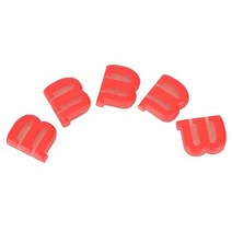테니스 댐퍼 엘보방지 진동 충격 흡수 고무 댐프너 감쇠기 5pcs 라켓 기 tenis, 빨간색