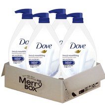 유니레버 워시세트 도브바디워시1L (뷰티x4개), 4개, 1L