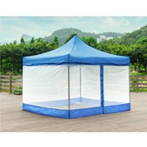 스위트리온 캐노피천막 전용 모기장 캠핑 그늘막 테라스 야외 포장마차, 3m x 3m / 12M, 레드